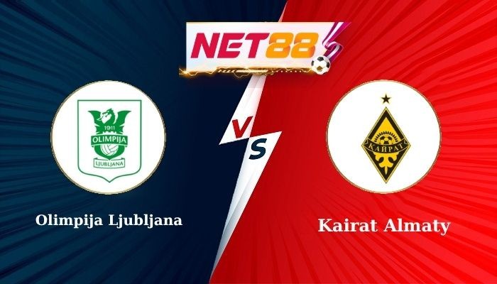 NET88 Soi Kèo, Nhận Định Bóng Đá Olimpija Ljubljana vs Kairat Almaty 0h00 - 09-07-2025